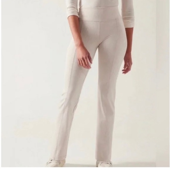 Athleta NWTDelancey Straight Leg Pants Size XS Cream. - Picture 6 of 6